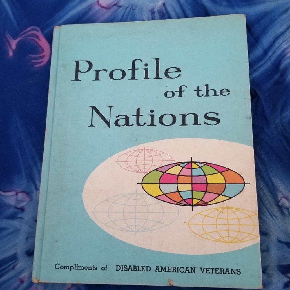 Profile of the Nations Vintage Globe Book 1967 Hammond Incorporated